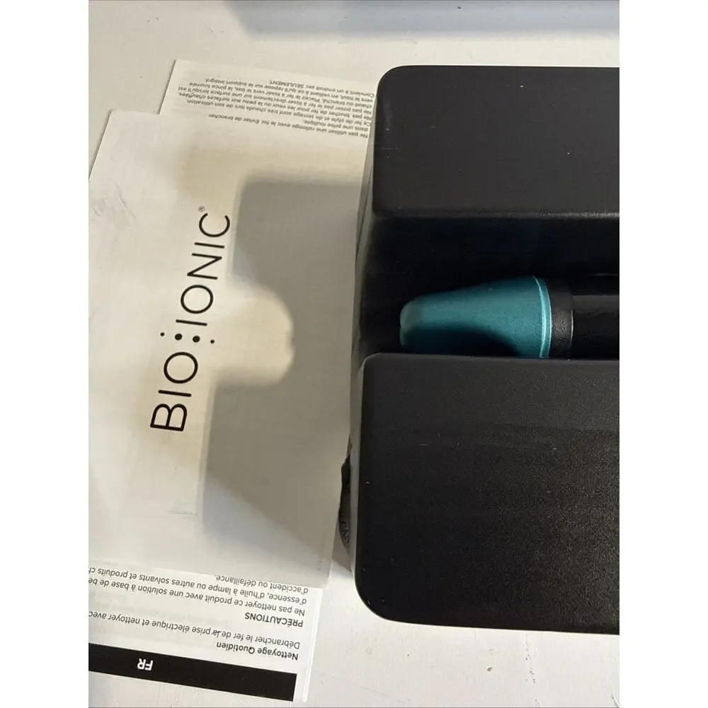 Bio Ionic Long Barrel 1” Curling Iron with Moisture Heat Technology -